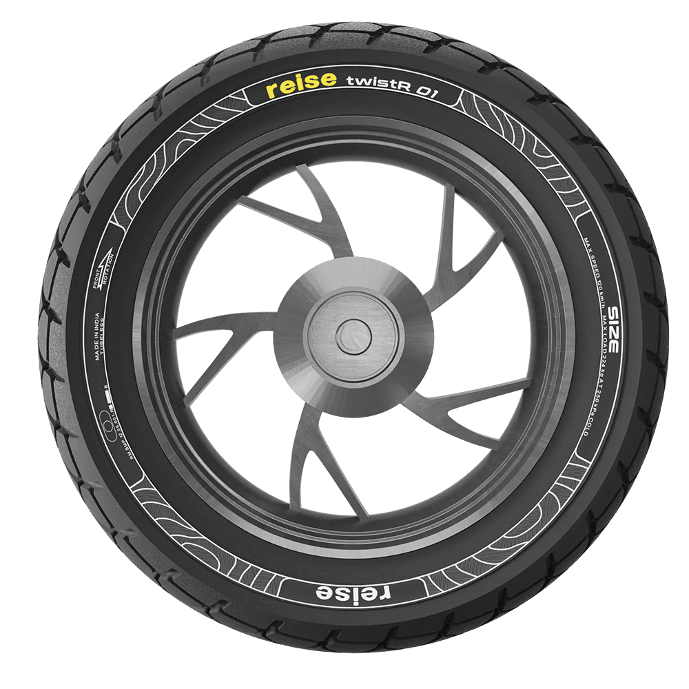 twistR EV 110/70-12 47P EV01 Front/Rear Tubeless Tyre