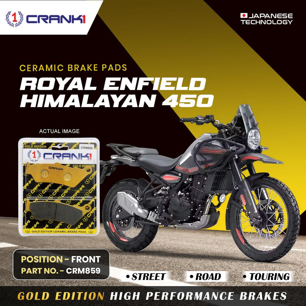 Ceramic Brake Pads For Royal Enfield Himalayan 450 - Front - CRM859