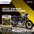 Ceramic Brake Pads For Royal Enfield Interceptor 650 - Rear - CRM359