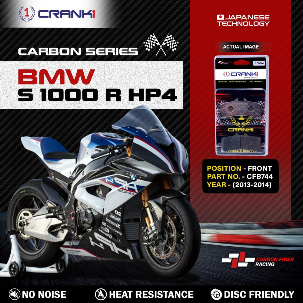 Carbon Brake Pads For BMW S 1000 R HP4 (2013-2014) - Front - CFB744 - 2 Sets