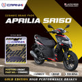 Ceramic Brake Pads For Aprilia SR150 - Front - CRM063