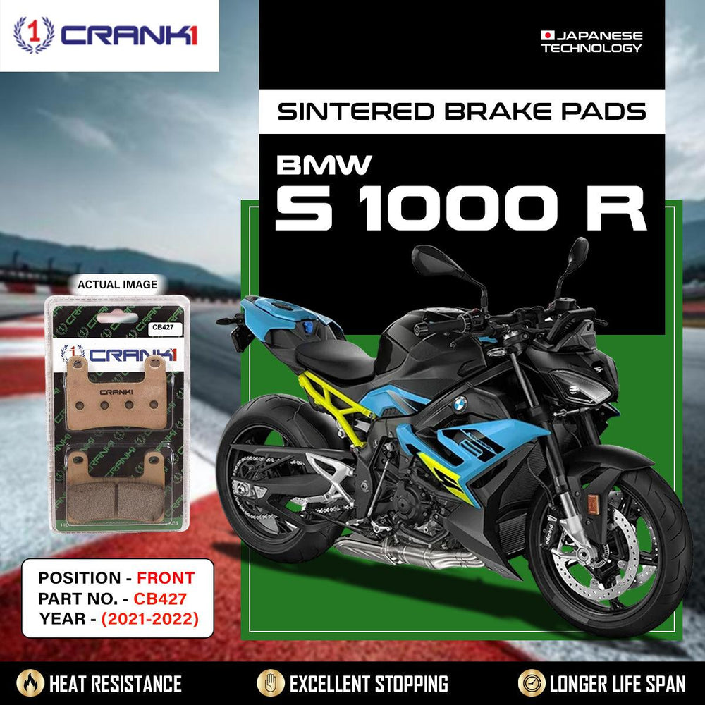 Sintered Brake Pads For BMW S 1000 R (2021-2022) - Front - CB427 - 2 Sets Required