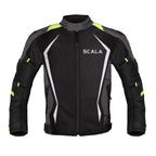 Scala Brave Riding Jacket - Black-Neon