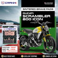 Sintered Brake Pads For Ducati Scrambler 800 Icon (2019 Onwards) - Front - CB036 - 2 Sets