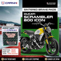 Sintered Brake Pads For Ducati Scrambler 800 Icon (2019 Onwards) - Rear - CB312