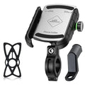 Jaw Grip Aluminium Mobile Holder without Charger - Silver