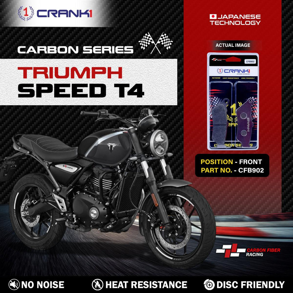 Carbon Brake Pads For Triumph Speed T4 - Front - CFB902