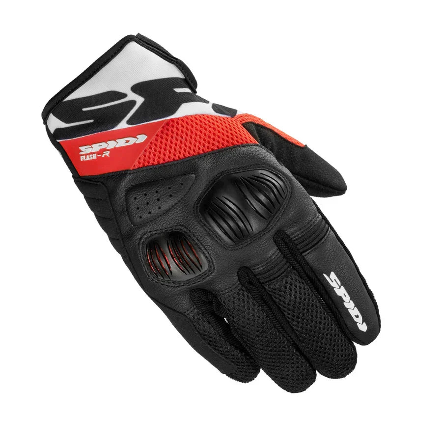 Spidi Flash R Evo Gloves BLACK RED