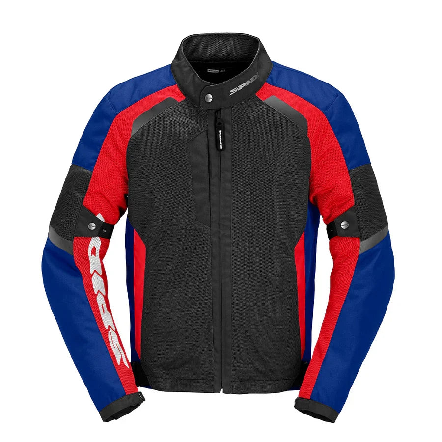 Spidi Tek Net Jacket - (Black/Blue/Red)