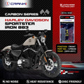 Carbon Brake Pads For Harley Davidson Sportster Iron 883 (2014-2017) - Front - CFB046