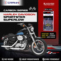 Carbon Brake Pads For Harley Davidson Sportster SuperLow (2014-2020) - Rear - CFB452