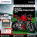 Sintered Brake Pads For Ducati Streetfighter V4 (2020-2022) - Front - CB744 - 2 Sets