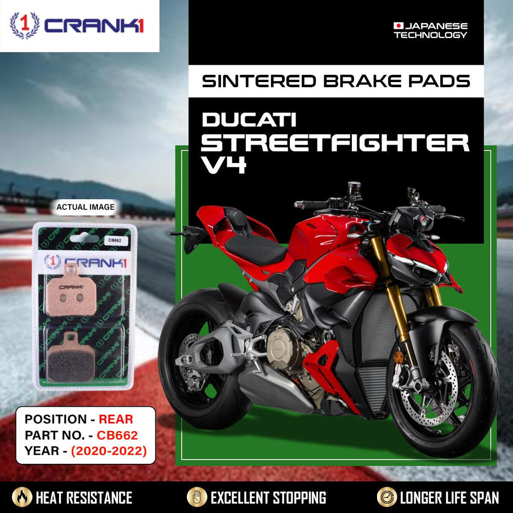 Sintered Brake Pads For Ducati Streetfighter V4 (2020-2022) - Rear - CB662