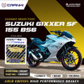 Ceramic Brake Pads For Suzuki Gixxer SF 155 BS6 - Front - CRM063