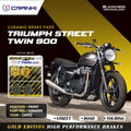 Ceramic Brake Pads For Triumph Street Twin 900 (2019) - Front - CRM689 - 2 Sets