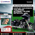 Sintered Brake Pads For Harley Davidson Touring Street Glide Special (2015-2017) - Rear - CB904