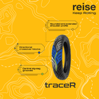traceR 01 140/60-17 63P Rear Tubeless Tyre