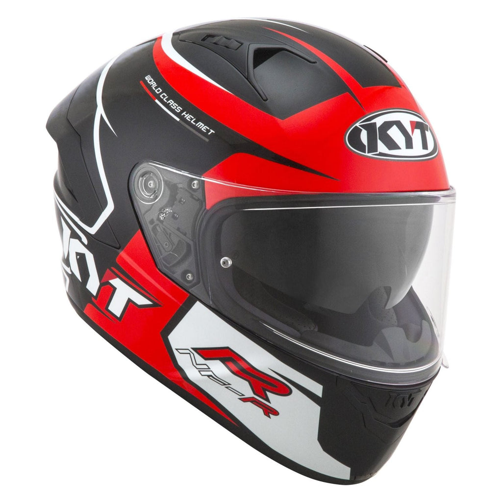 KYT NFR Track Red Gloss Helmet