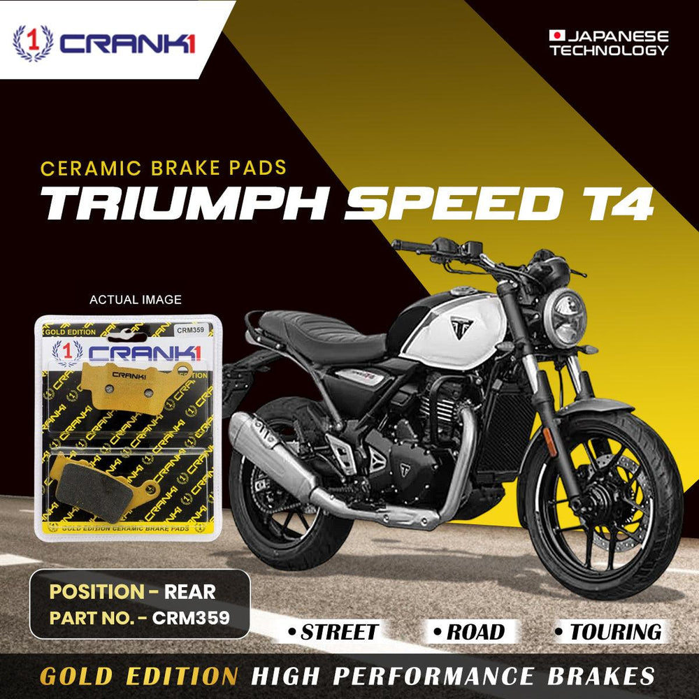 Ceramic Brake Pads For Triumph Speed T4 - Rear - CRM359