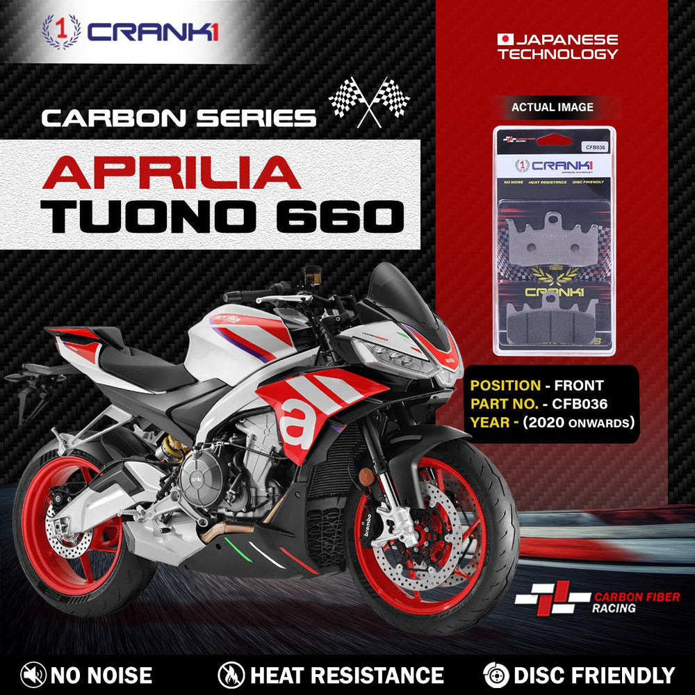 Carbon Brake Pads For Aprilia Tuono 660 (2020 Onwards) - Front - CFB036 - 2 Sets