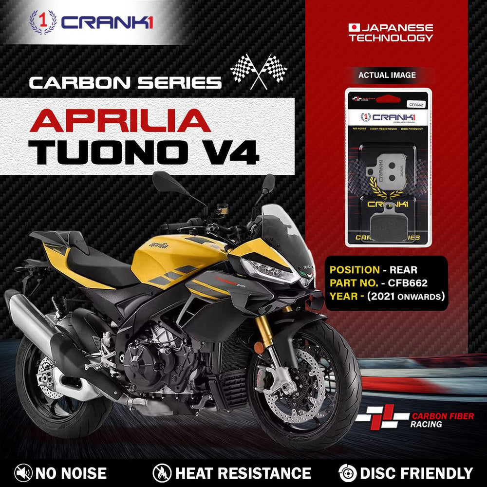 Carbon Brake Pads For Aprilia Tuono V4 (2021 Onwards) - Rear - CFB662