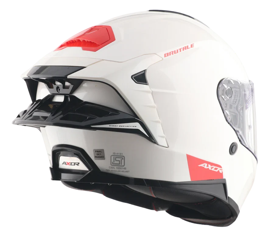 Brutale Solid Colors Dual Spoiler Helmet