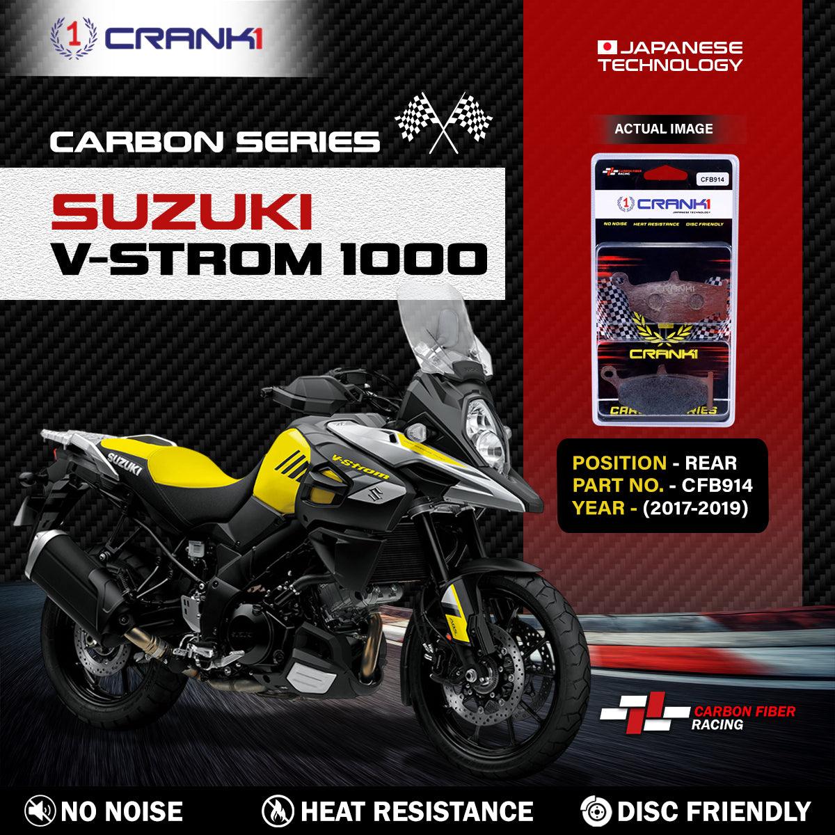 Carbon Brake Pads For Suzuki V-Strom 1000 (2017-2019) - Rear - CFB914