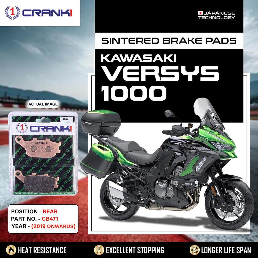 Sintered Brake Pads For Kawasaki Versys 1000 (2019 Onwards) - Rear - CB471