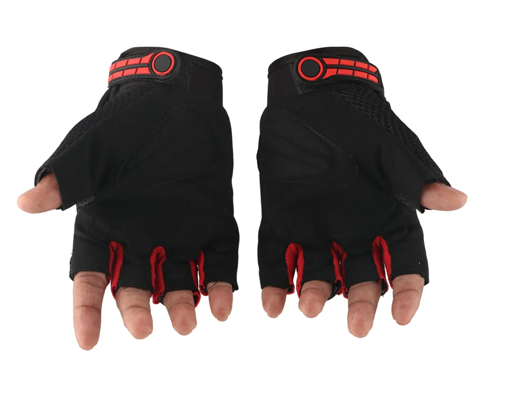 Vega VGL-24 Gloves  (Black Red)