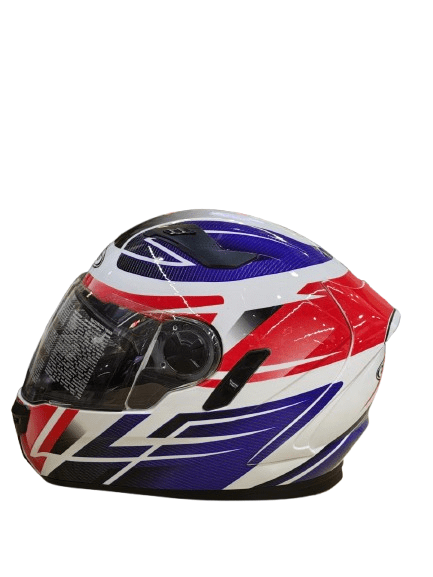 ZEUS WHITE AND BLUE HELMET