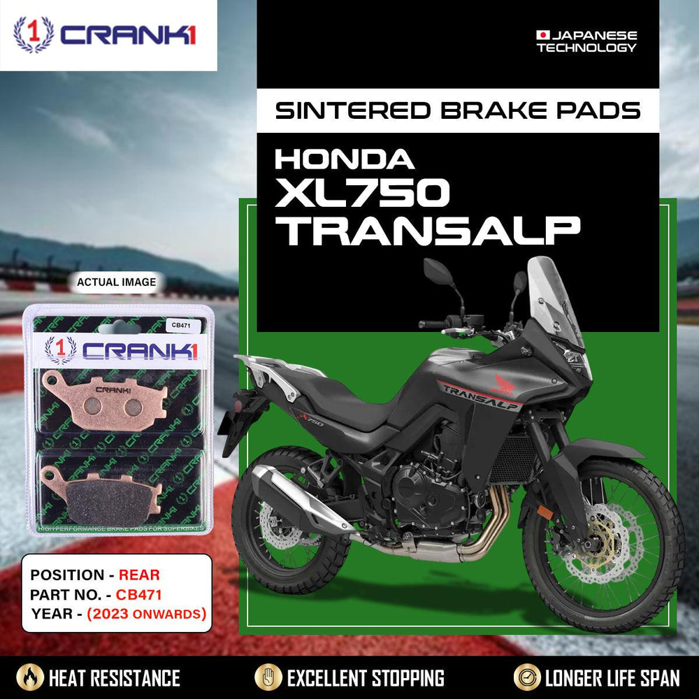 Sintered Brake Pads For Honda XL750 Transalp  (2023 Onwards) - Rear - CB471