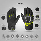 Spidi X-GT BLACK FLUO YELLOW