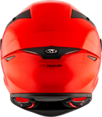 KYT TT Revo Plain Gara Red Gloss Helmet