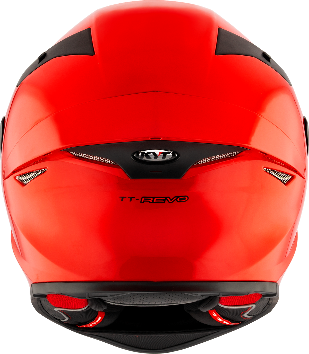KYT TT Revo Plain Gara Red Gloss Helmet
