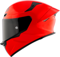 KYT TT Revo Plain Gara Red Gloss Helmet
