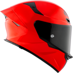 KYT TT Revo Plain Gara Red Gloss Helmet