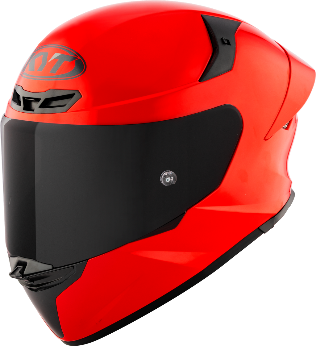KYT TT Revo Plain Gara Red Gloss Helmet