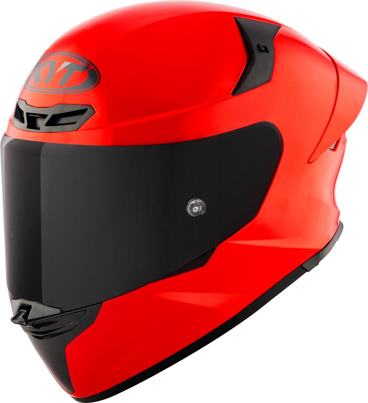 KYT TT Revo Plain Gara Red Gloss Helmet