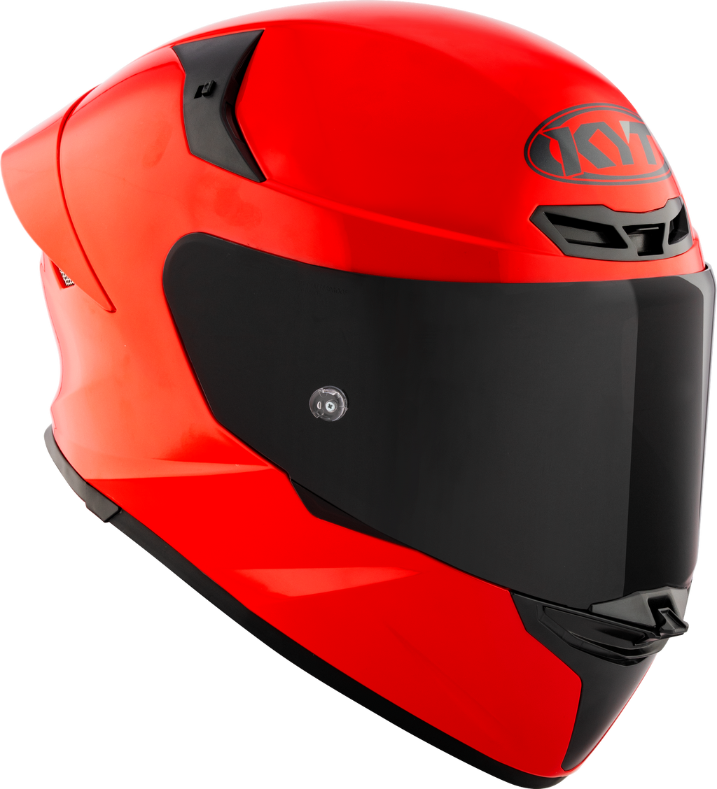 KYT TT Revo Plain Gara Red Gloss Helmet