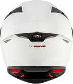 KYT TT Revo Plain Crystal White Matt Helmet