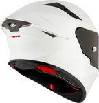 KYT TT Revo Plain Crystal White Matt Helmet
