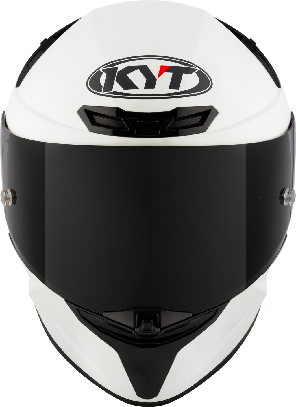 KYT TT Revo Plain Crystal White Matt Helmet