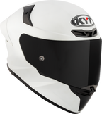 KYT TT Revo Plain Crystal White Matt Helmet