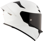 KYT TT Revo Plain Crystal White Matt Helmet