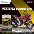 Ceramic Brake Pads For Yamaha Fazer 25 - Front - CRM479