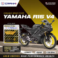 Ceramic Brake Pads For Yamaha R15 V4 (2022) - Front - CRM479