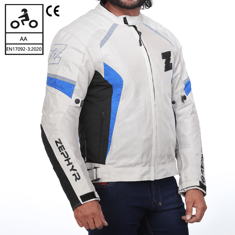ZEUS ZEPHYR SMART JACKET BEIGE BLUE