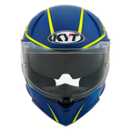 KYT R2R Pro Concept Matt Blue Yellow Helmet