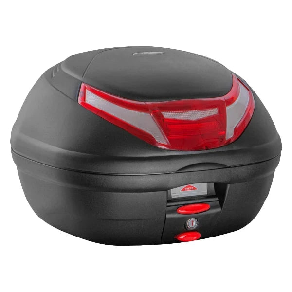 GIVI Top Case E350RN Flow II (Black with Red Reflector)