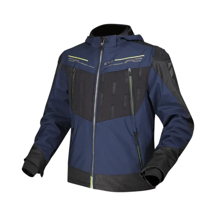LS2 JACKET ZIRCONIUM EVO BLUE BLACK YELLOW